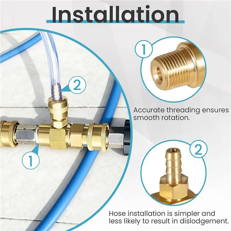 2X 3-5 Gpm Chemical Injector 100775 Power Washer Downstream Injector Soap Injector 3/8 Inch