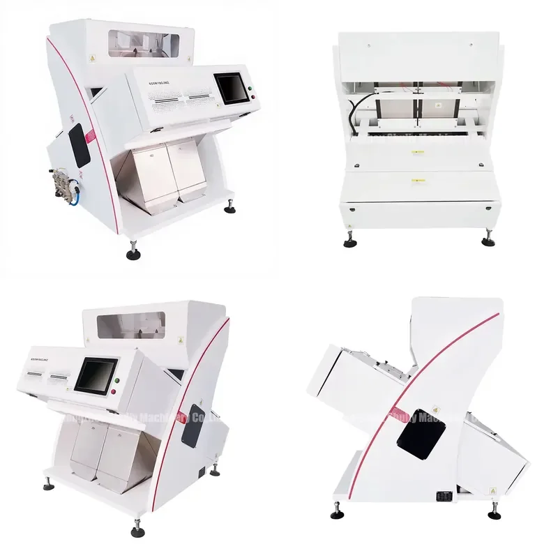 SFW Certificate Multi-Functional Optical Color Sorter for Rice Seeds Coffee Beans High Accuracy 99.98% 0.4-0.8T/H Capacity
