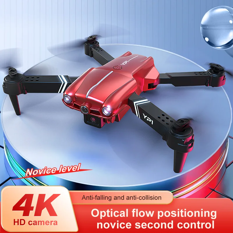 YP1 Radio-controlled Aircraft Toy UAV Quadcopter 4K High-definition Aerial Photography Folding Children's Toy Aircraft