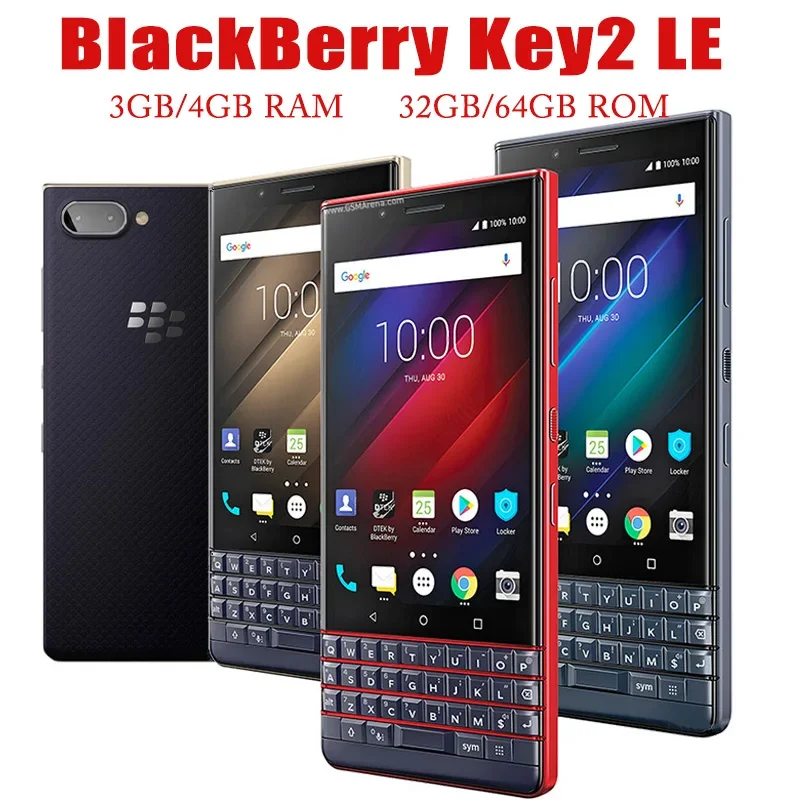 

Original Unlocked BlackBerry KEY2 LE Octa-core13 MP Mobile Phone 4.5" 3500 mAh 3GB RAM 32GB ROM Smartphone 3G 4G LTE Cell Phone