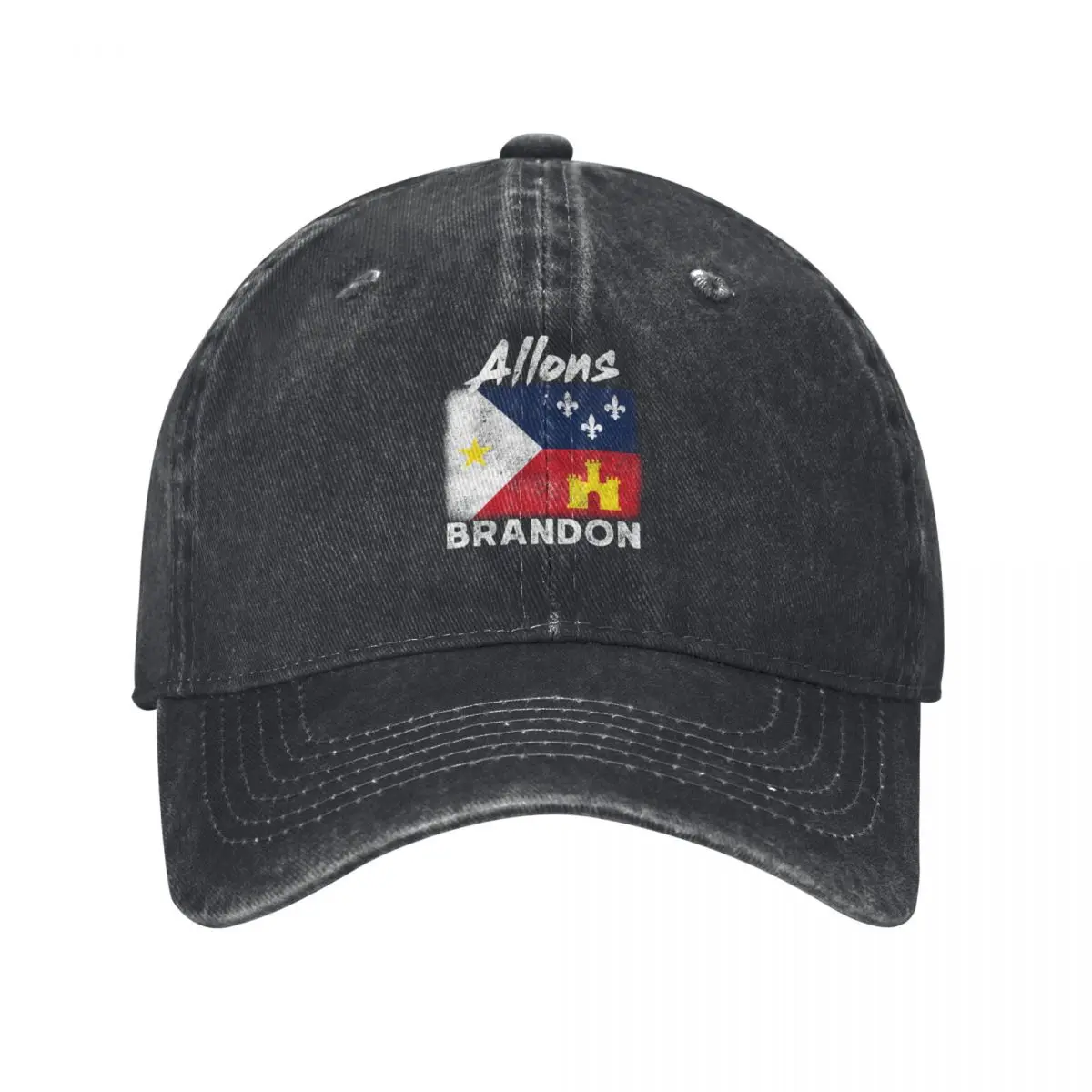 Allons Brandon Louisiana Acadiana Flag American Flag Lets Go Brandon Baseball Cap Beach Bag Anime Luxury Brand Mens Women's