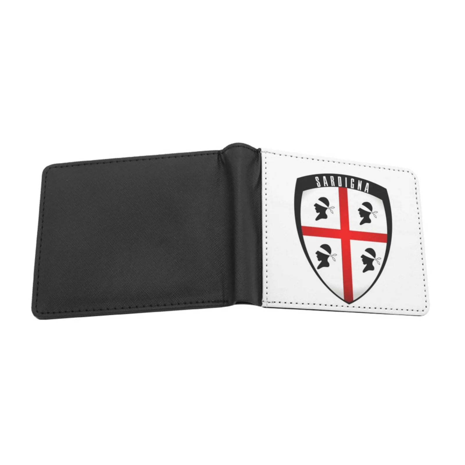 Sardinia Crest Short Men's Wallet Multifunction Purse Male Pu Leather Wallet Sardigna Sardinia Sardegna Sardinien Sardaigne