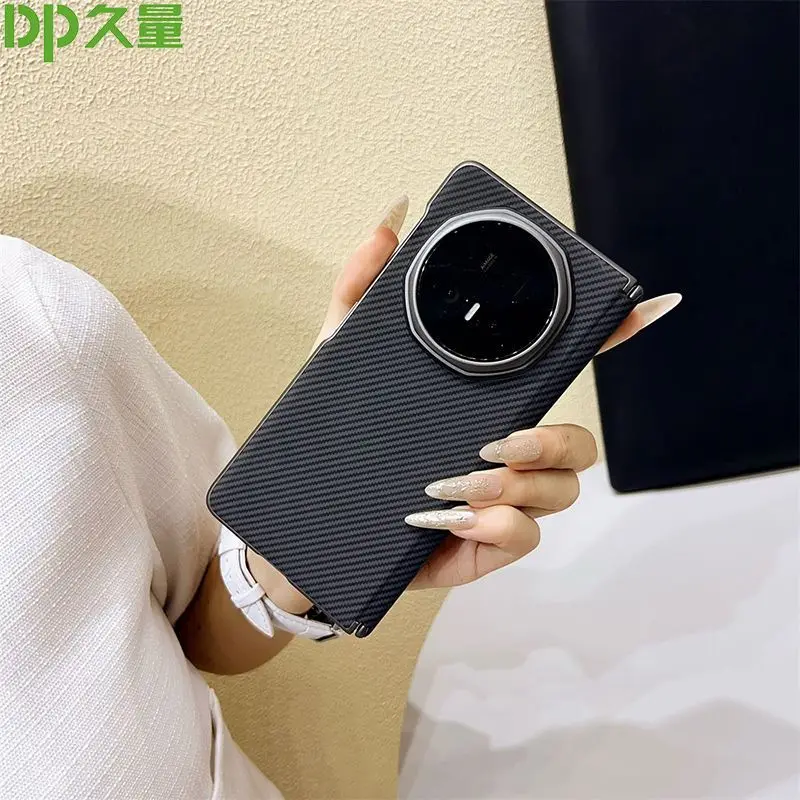 Case For Honor Magic V5 Simple Kevlar Texture Leather Skin-friendly and Anti-drop Cover For Honor Magic V 5 Shockproof Bumper