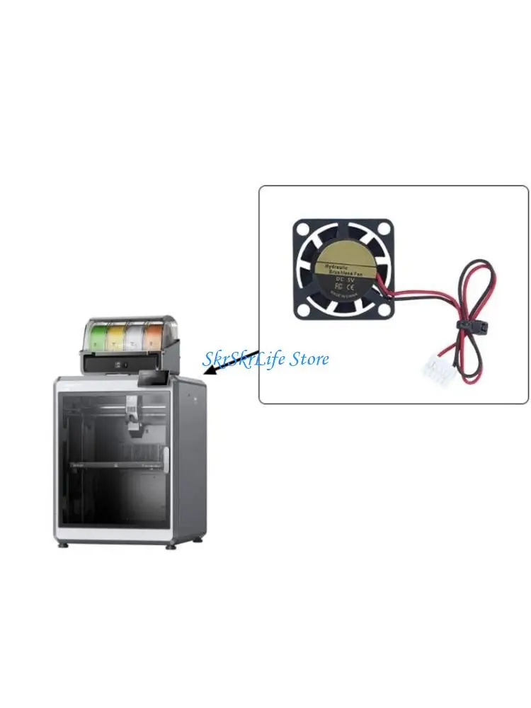 

E65E Hydraulic Fan 5V 2507 10000RPM Extruder Hotend Radiators Hotend Fan 25x25x7MM