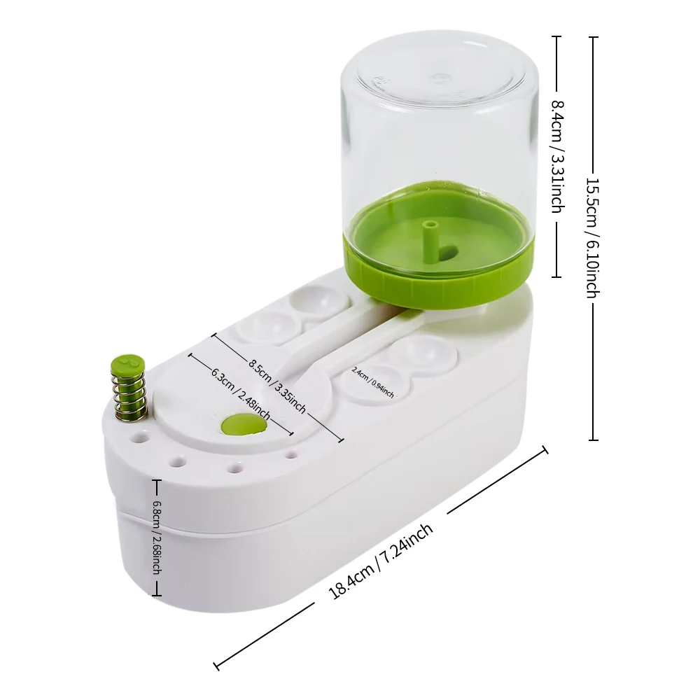 1 قطعة منظف فرشاة الطلاء مع زر استنزاف التلقائي تداول المياه فرشاة الطلاء آلة التنظيف دلو أدوات الرسم جديد