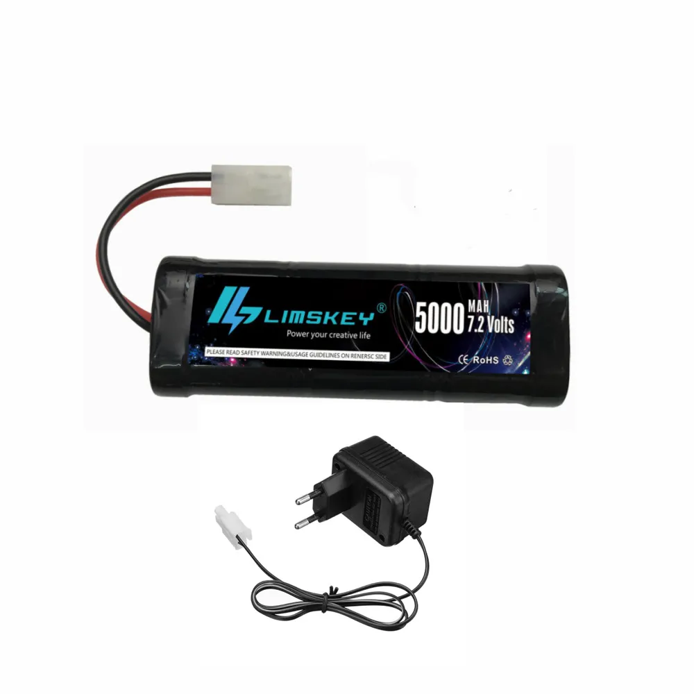 Batteria 7.2V 6800mah 5000mAh SC NiMH batterie Pack per RC Car Truck Buggy Boat Tank 7.2v ni-mh Baterias con connettori Tamiya