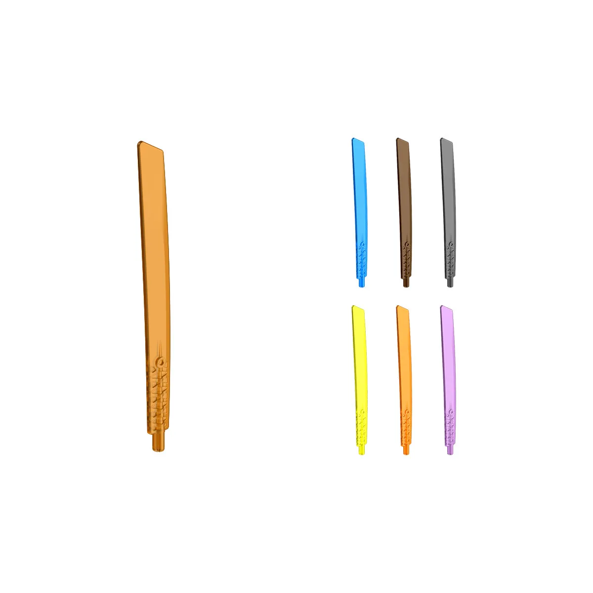 [22Pcs]【50g】MOC98135 1x16L Propeller Blade Long Knife, Children DIY STEM  Building Blocks Toy, Gifts for MOC creators