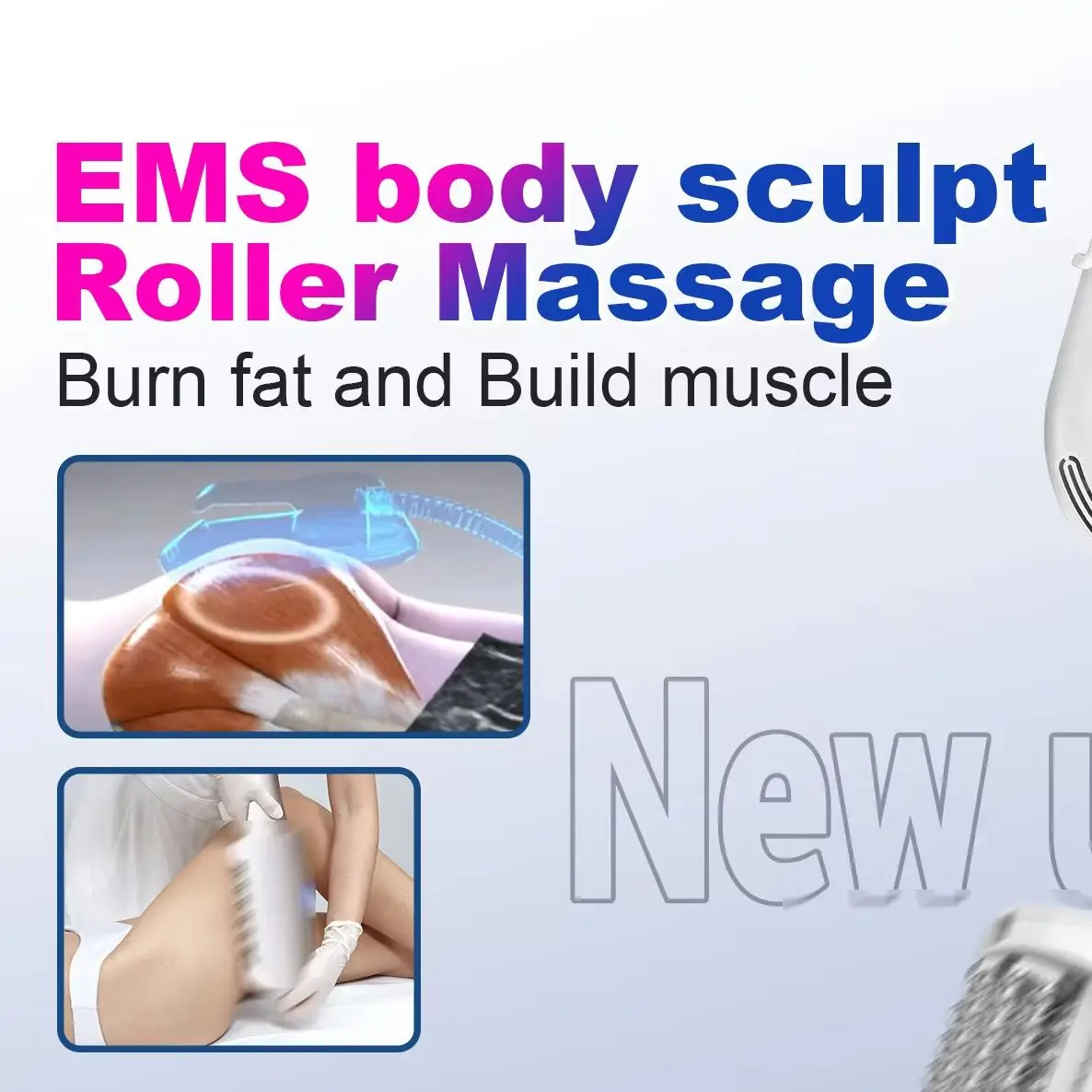 

НОВИНКА: Аппарат для коррекции фигуры и уменьшения целлюлита EMSzero Roller 200 Гц с внутренними шариками, 360-градусным инфракрасным вакуумным массажем и роликовым массажером для красоты и омоложения