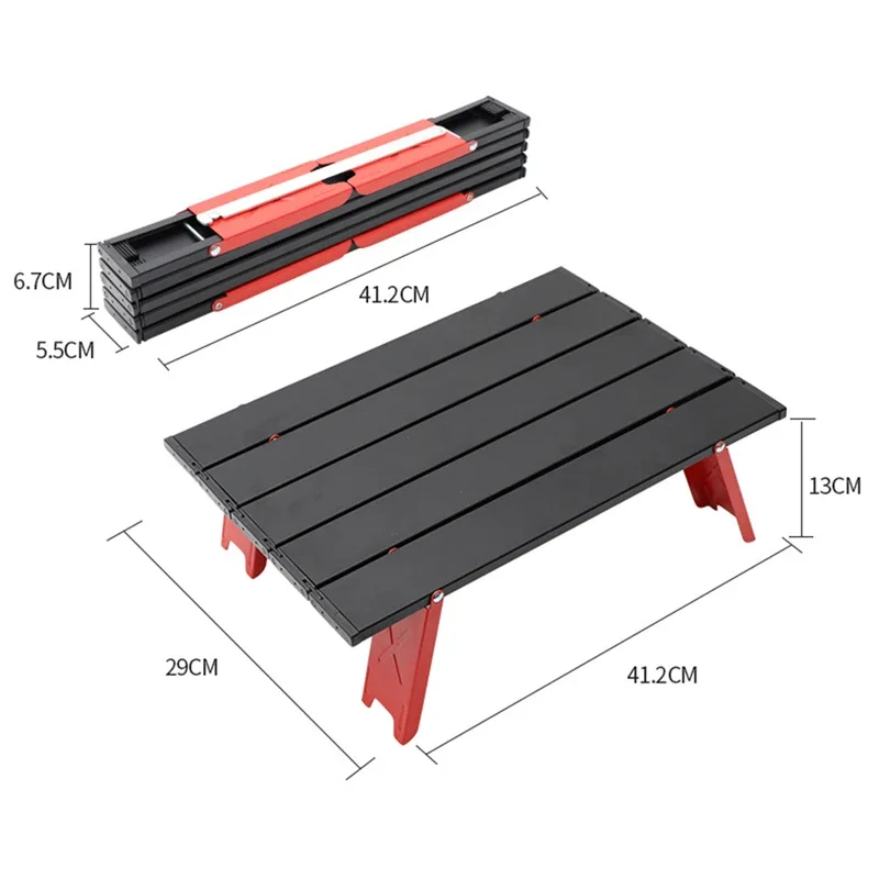 

Camping Portable Folding Table Aluminum Alloy Camping Table Outdoor Hiking Travel Folding Table Lightweight Small Coffee Table