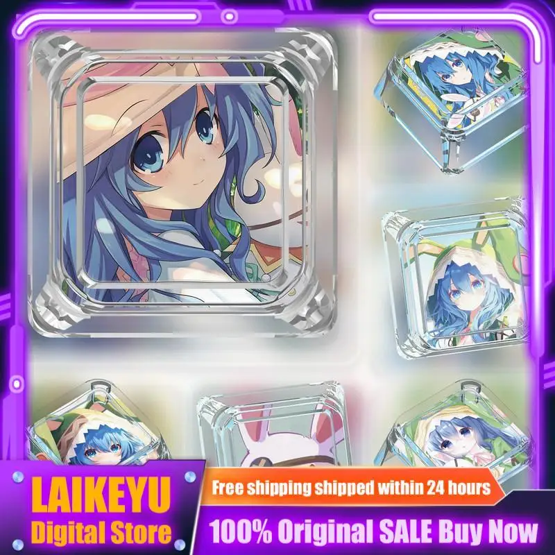 Date A Live Series Theme Keycaps Cartoon Cute Anime Cross shaft Esports Mechanical Keyboard Collection Gifts Customized Keycaps