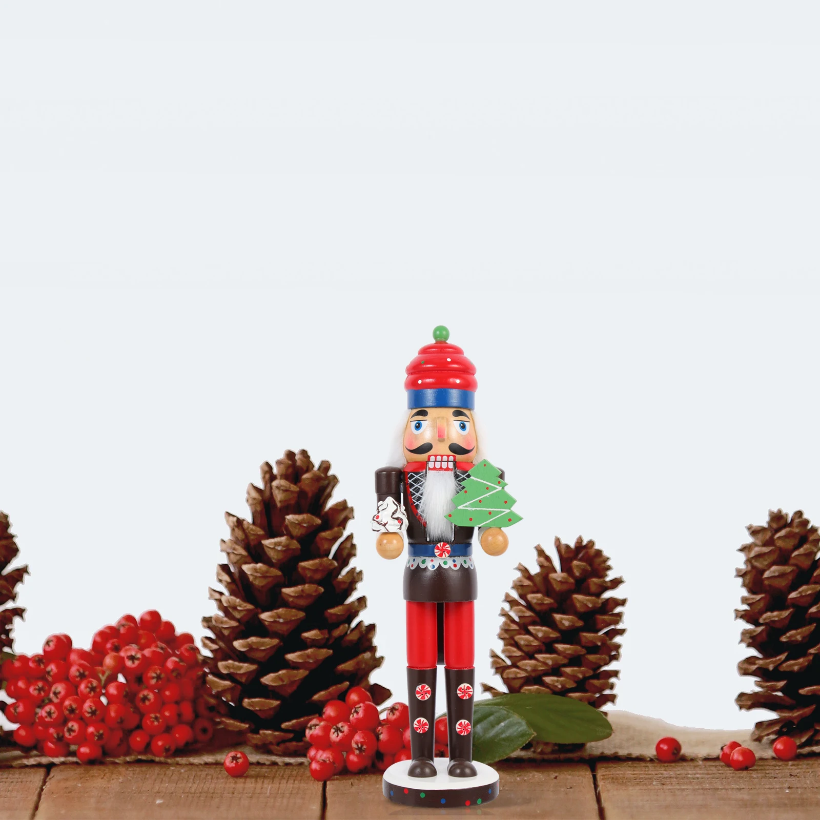 

Nutcracker Ornament Christmas Tree Table Decor Wood Ornaments Nutcrackers Decorations Gift Craft Figure