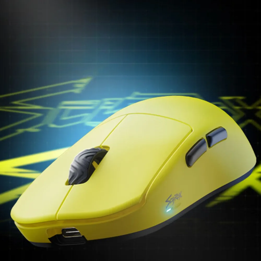 

SCYROX V8 Gaming Mouse PAW3950 Nordic52840 DPI 750IPS 30K Lightweight 36±3g 2.4G Wireless S/M Size with 8K Receiver Web Drive