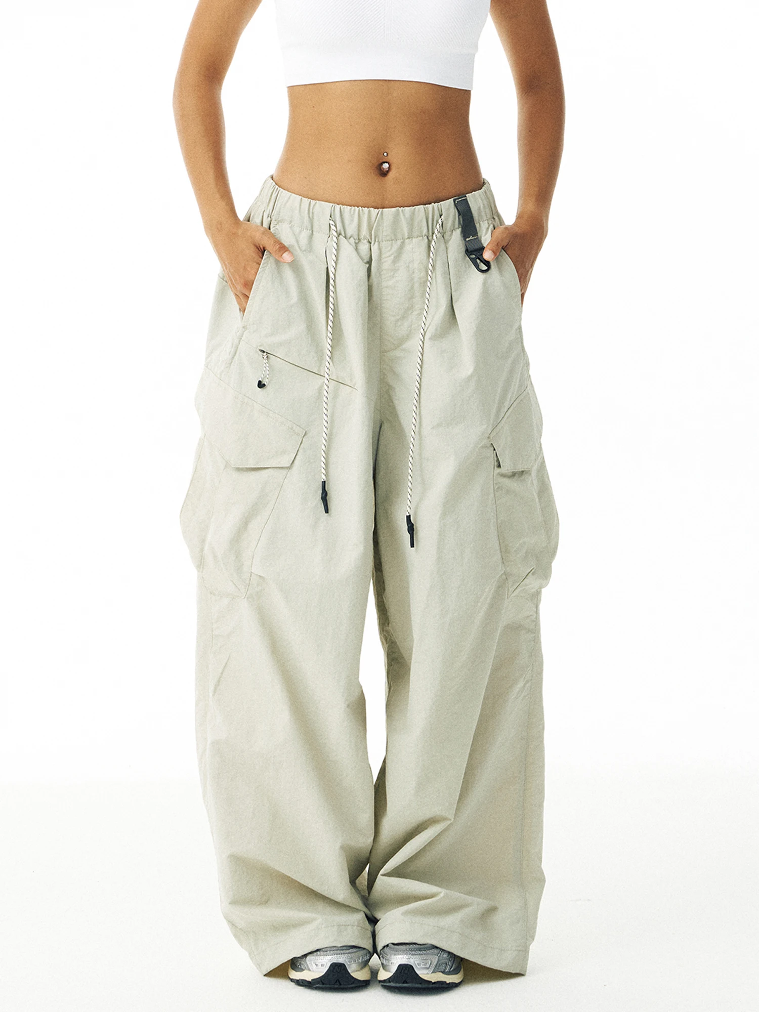 

Быстросохнущие уличные рабочие брюки свободного кроя для альпинизма, парашютные штаны унисекс, повседневные длинные брюки для весны и лета