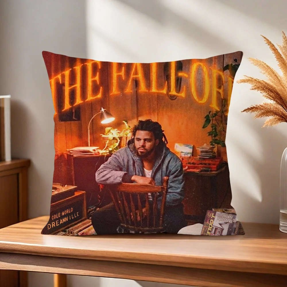 J Cole The Fall-Off Kissenbezug für Zuhause, Sofa, Wohnzimmer, Büro, Café, Auto – Detail 6