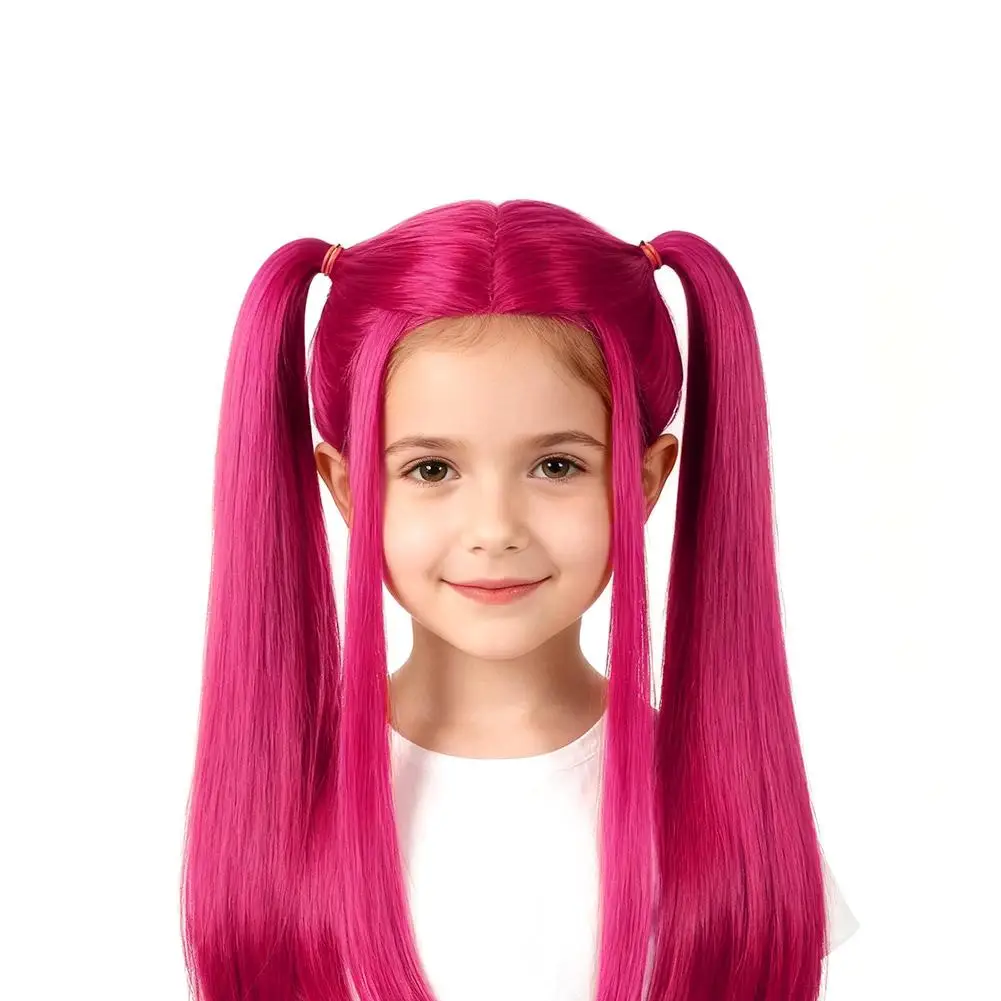 ロングパープルブレイドコスチュームコスプレウィッグアニメコスチュームウィッグコスプレウィッグパープルブレイドガールズキッズハロウィンアクセサリー小道具