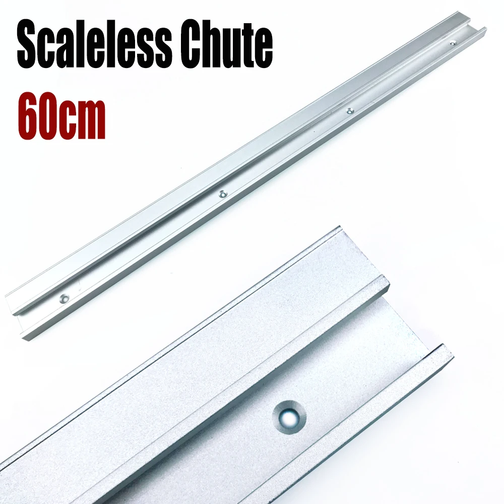 45 # Chute T المسار سبيكة T-المسارات فتحة ميتري المسار 300-600 مللي متر منشار النجارة الجدول منضدة عدد وأدوات