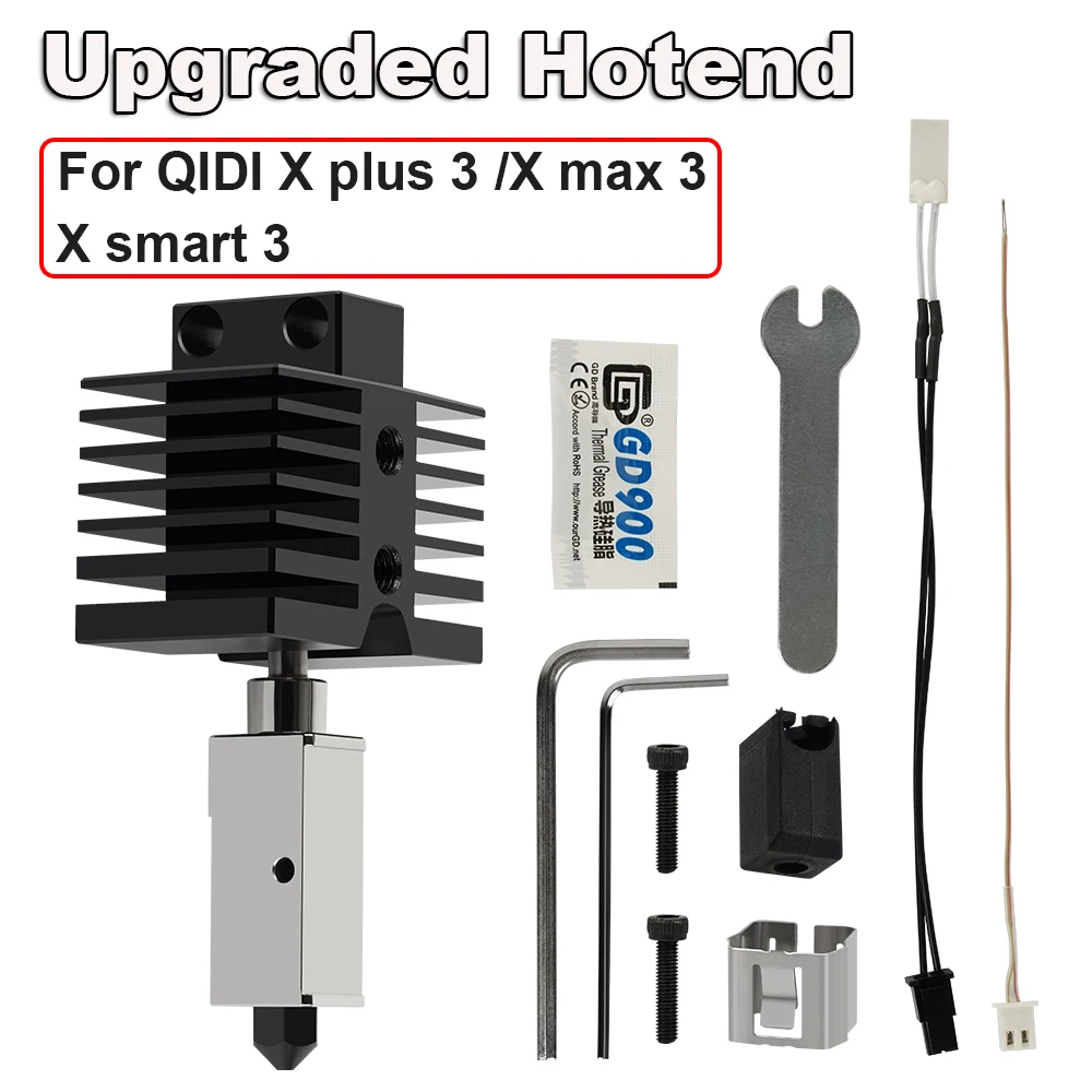 

Newest Print Head For Qidi X plus 3 / Qidi X max 3/ QIDI X smart 3 Hot End Ceramic Heating Hotend Kit For QIDI TECH 3D Printer