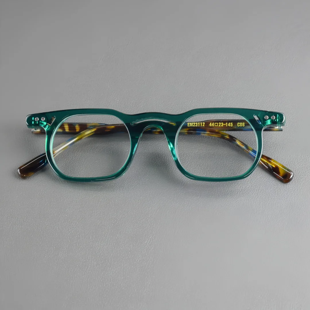 

Retro Small Frame Acetate Glasses Lady Myopia Reading Eyeglass Irregular Men Prescription Optics Personalization Vintage Eyewear