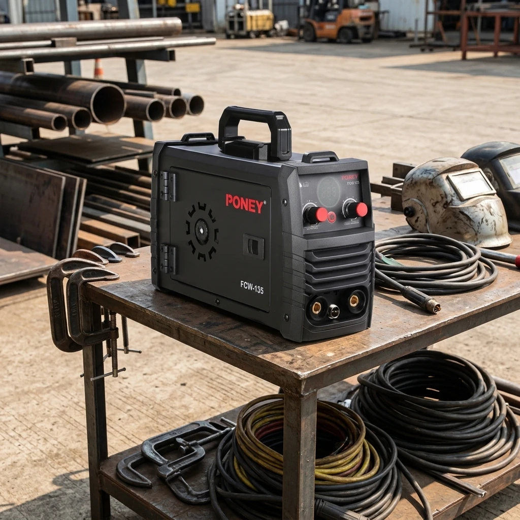 Factory Wholesale Portable Welding Machine Synergic MIG 120 FCW/MMA/TIG Lift 3-in-1 Gasless Without Gas Stainless Steel