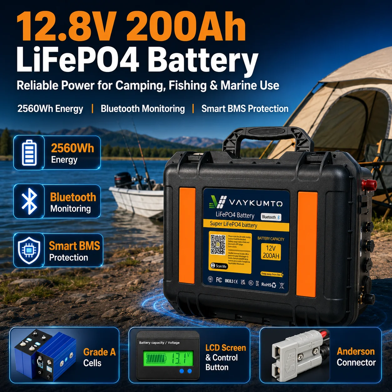 Akumulator LiFePO4 12V z Polski za $253.4 / ~960zł Akumulator LiFePO4 12V z Polski za $253.4 / ~960zł