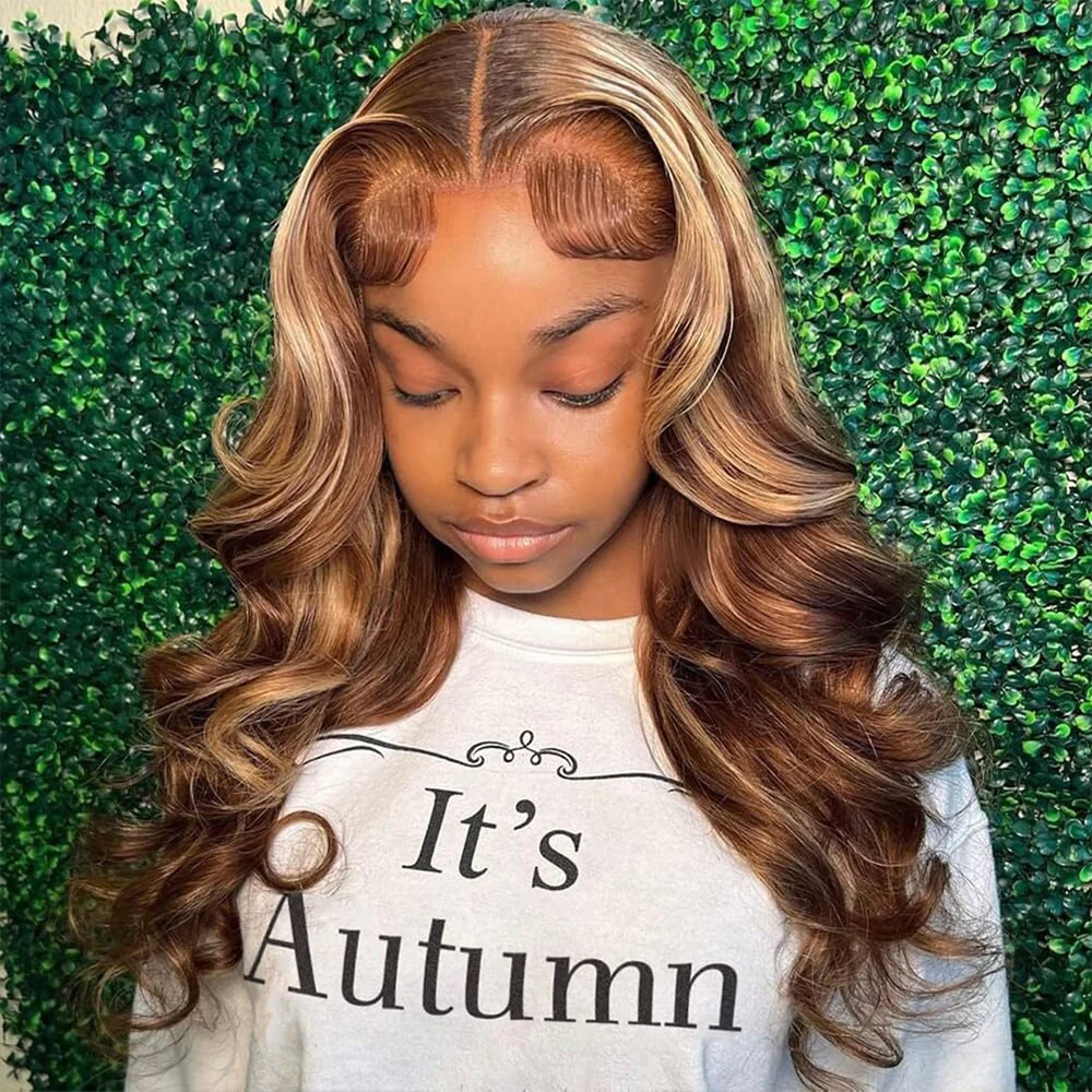 Hd Lace Frontal Wig Human Hair Pre Plucked - Peruka z naturalnych włosów, model 13x4