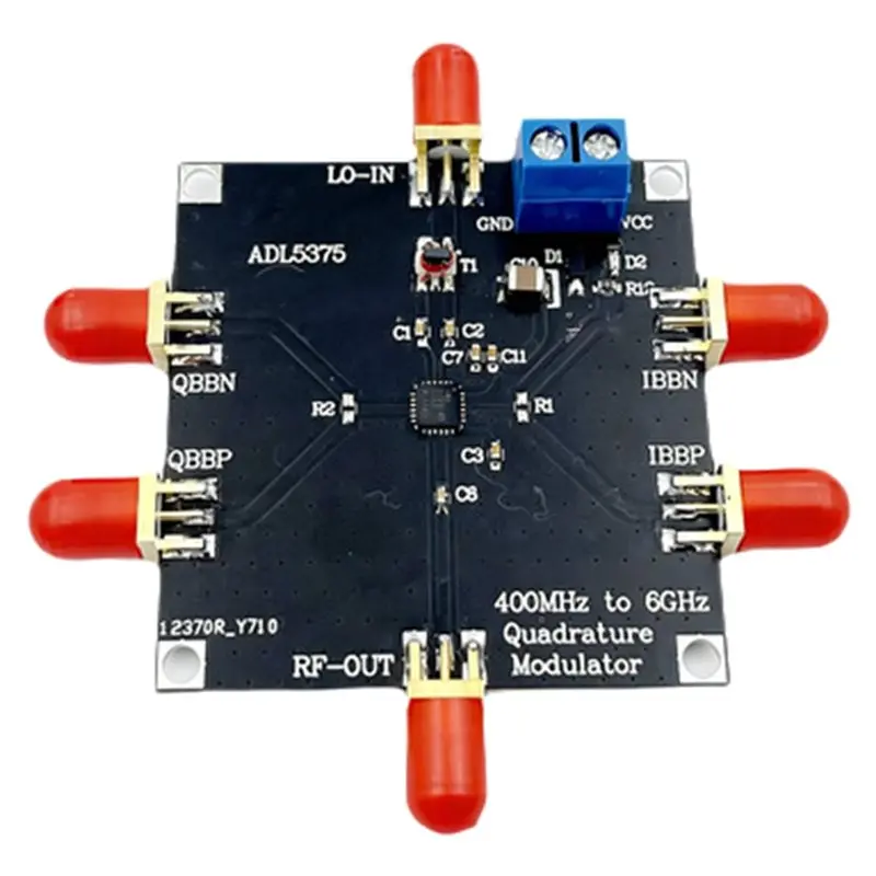 【father’s-day】adl5375-iq-modulator-module-mixer-6ghz-bandwidth-orthogonal-modulation-lo-balanced-signal-input-balun