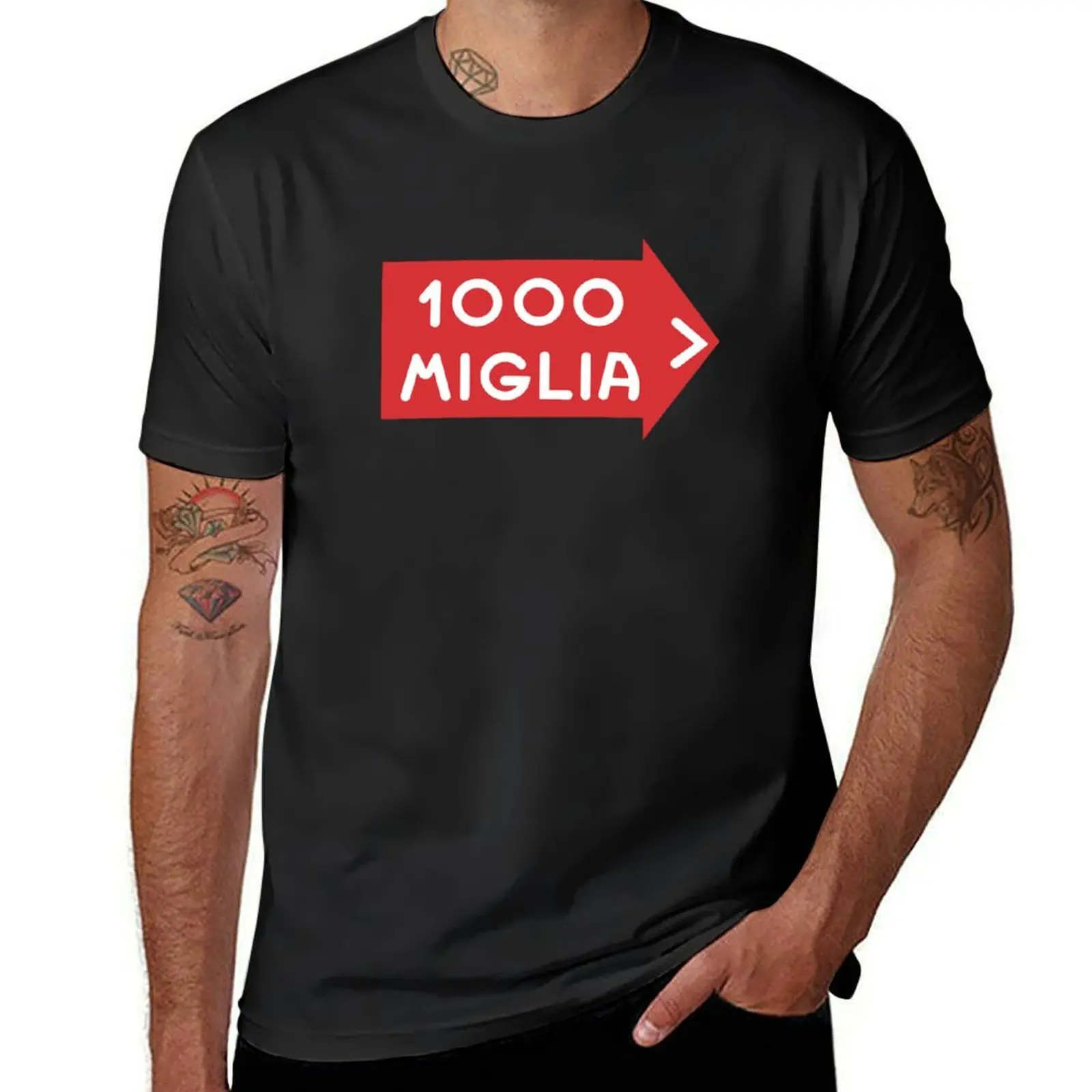 Mille Miglia T-Shirt plus size tops cute tops blanks plus sizes men t shirts