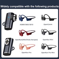 1pcs Magnetic Charger Type C Charging Adapter For After Shokz AS800 AS803 OpenRun Pro Mini OpenComm Bone Conduction Headphones