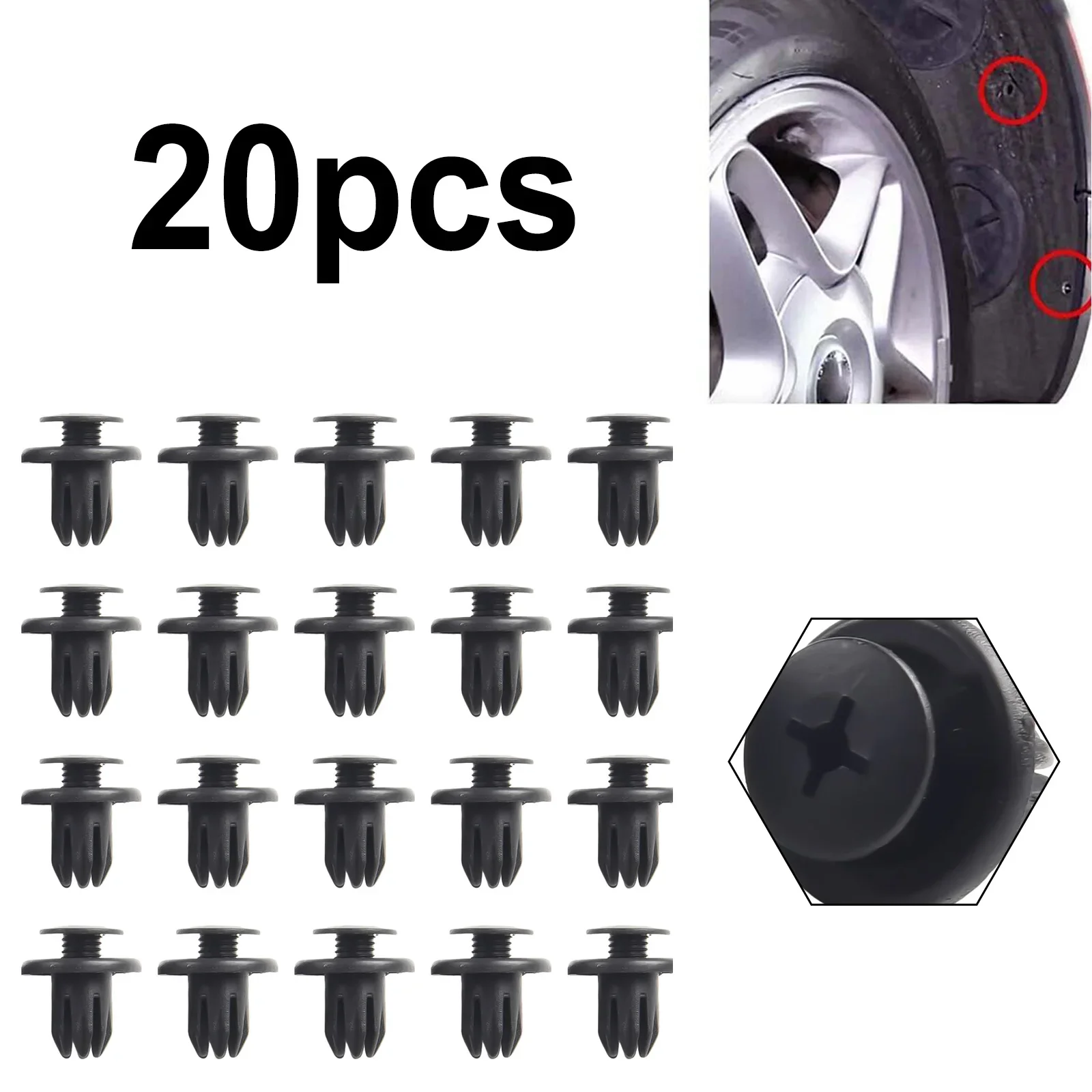 Черные зажимы для BMW E81 7130702966-2006, пластиковые зажимы для BMW F39 2013-2016 (X2 20dX 20i 25dX 25iX), зажимы, 2017