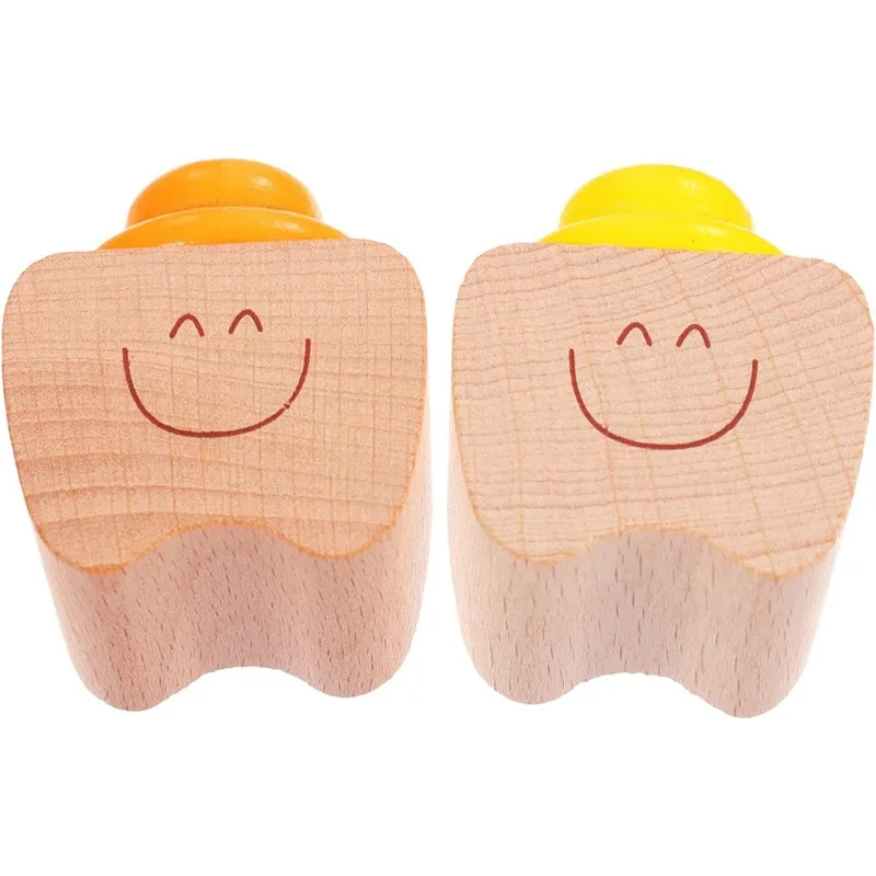 Children's Baby Teeth Box Solid Wood Teeth Storage Wooden Collection Box Commemorative Dental Hospital Gift Baby Keepsakes