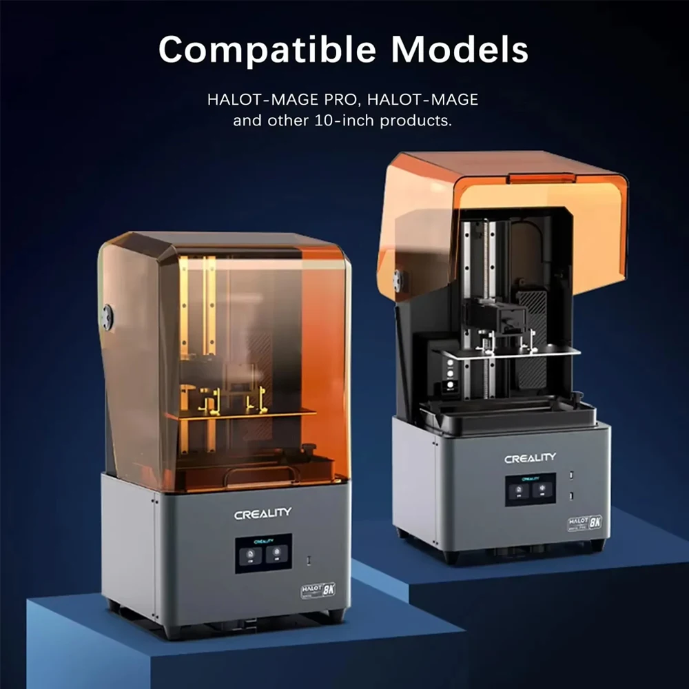 

Пленки FEP Creality для 3D-принтеров HALOT MAGE/HALOT MAGE Pro (10-дюймовые LCD SLA DLP), 286x198x0.15 мм, 5 шт.