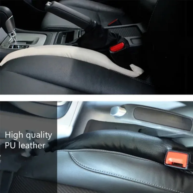 Auto-Sitzlückenfüller aus weichem Leder, Lückenfüllstreifen, universeller Innenraum-Organizer, Zubehör – Detail 4