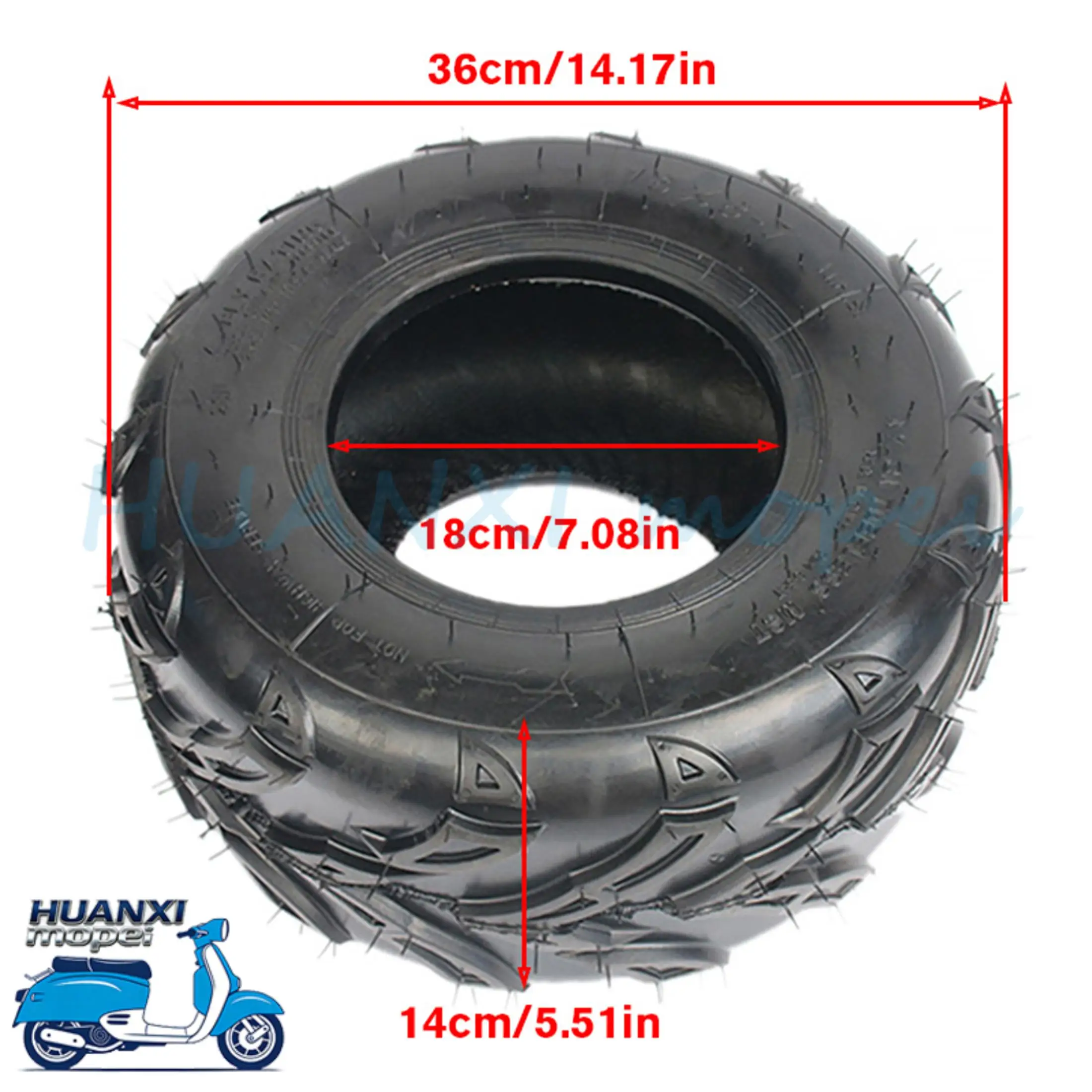 Hot 16X8-7 Tubeless Tire Anti Slip Wearproof Thickened Vacuum Tyre Fit ATV Quad Bike Go Kart Beach Buggy Off Road Motorcycle Replacement Wheel Tire Good accessories view 2