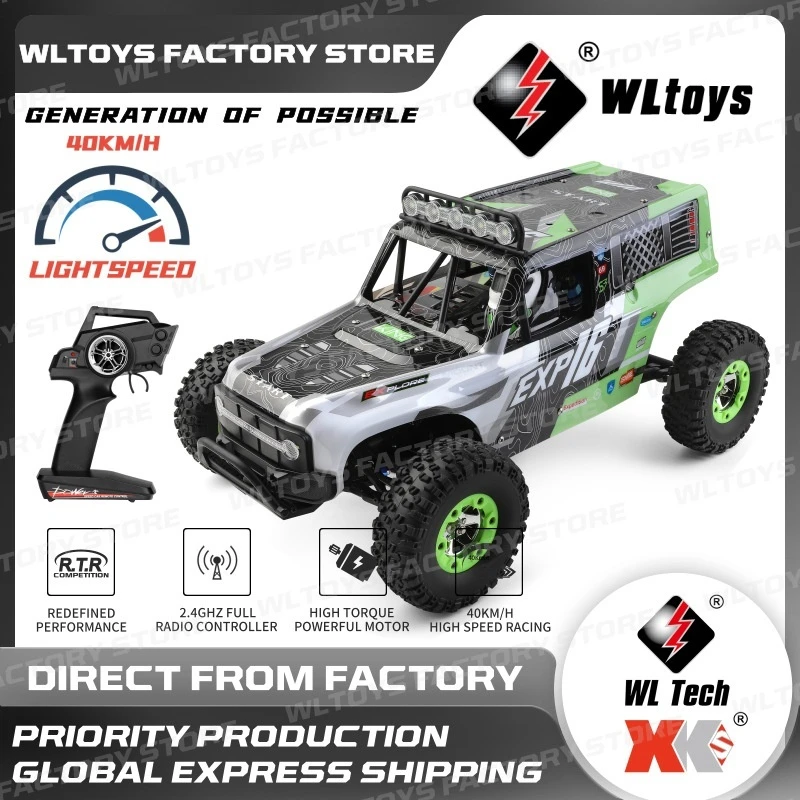 WL RC 124006 1:12 Remote Control Climbing Car Competition 4WD High Speed Off Road Drift Racing Adult Male Toy Model