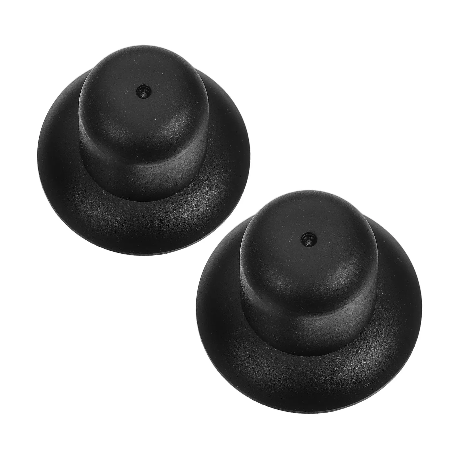 2Pcs Black Plastic Patio Umbrella Screw Cap Threaded Top Finial Outdoor Market Beach Repair Fishing Umbrella Top Cap