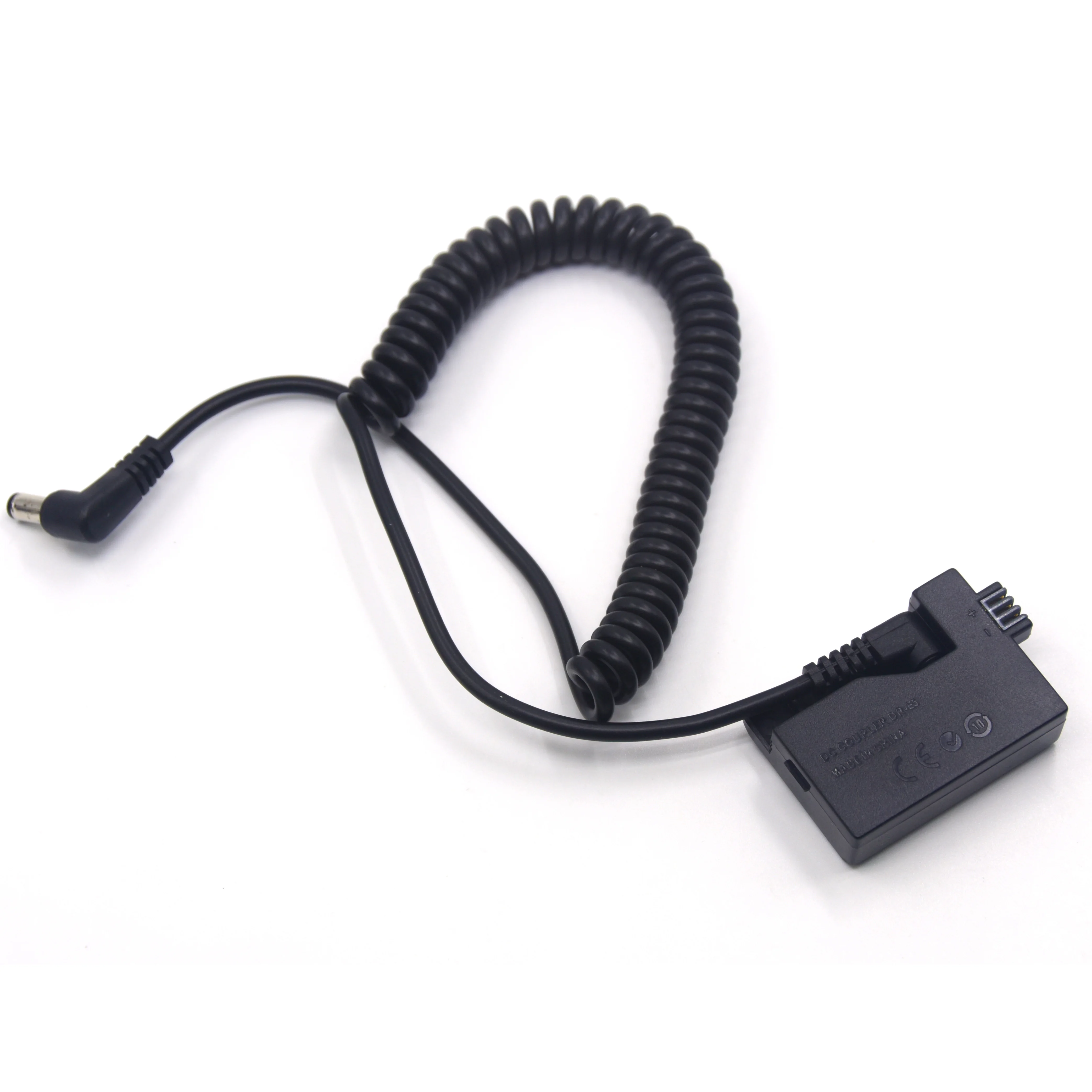 DR-E5 LP E5 Dummy Battery with Spring Cable DC Coupler for Canon EOS Rebel XSi XS 450D 500D 1000D Kiss F X2 X3 T1i Camera