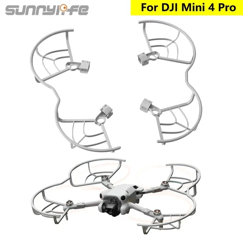 Sunnylife Propeller Guard for DJI Mini 4 Pro Drone, Quick Release Anti-Collision Protection Cover Parts