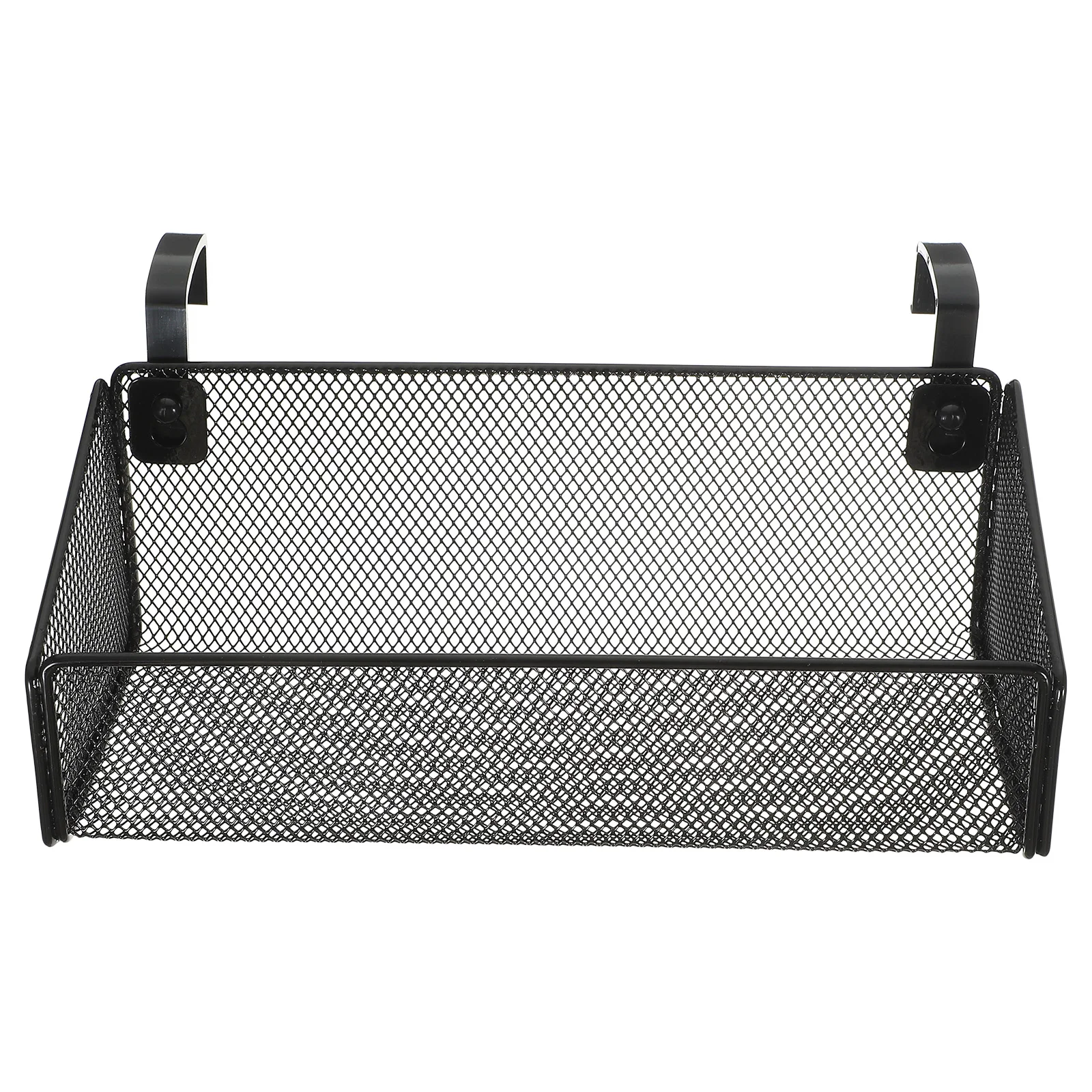 

Storage Hanging Basket 4 6cm Wide Black Hook Metal Dormitory Supplies Bedside Organizer Bin Free Installation