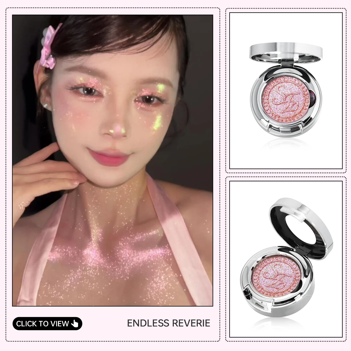 Sheeneffect Paleta de maquillaje de sombra de ojos de lujo Cosméticos profesionales Sombra de ojos monocromática