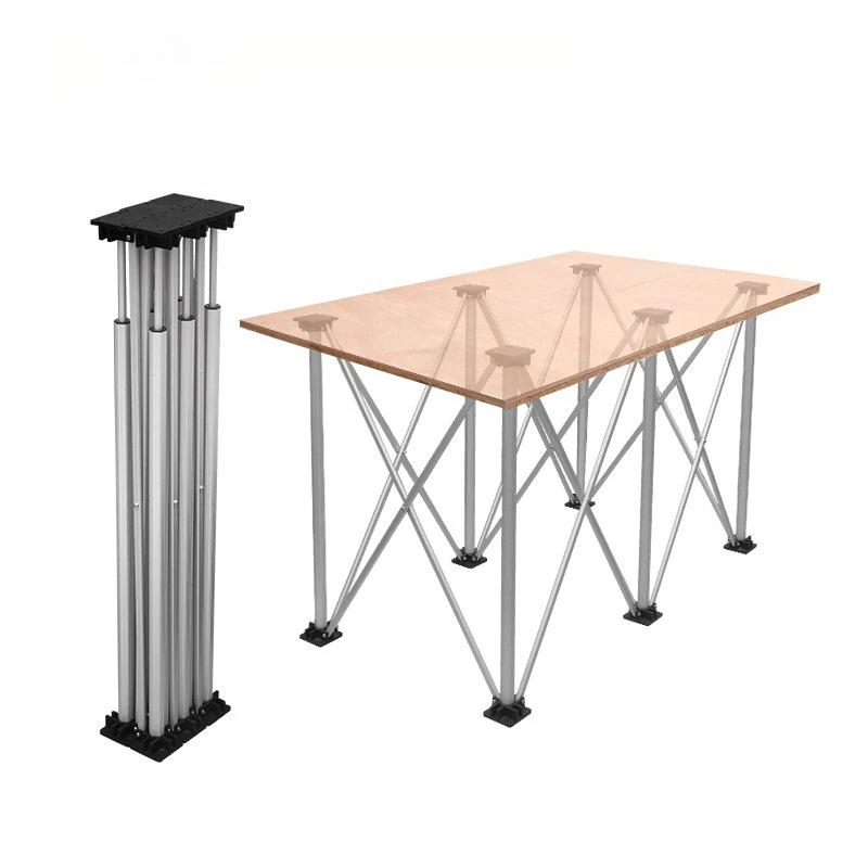 Spider legs, multi-functional aluminum workbench, slate wood glass tile workbench, telescopic guide rail bracket table