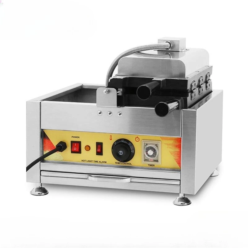 ice cream snapper burner open fish cake burner 3 double-sided heating electric cake stall baking equipment