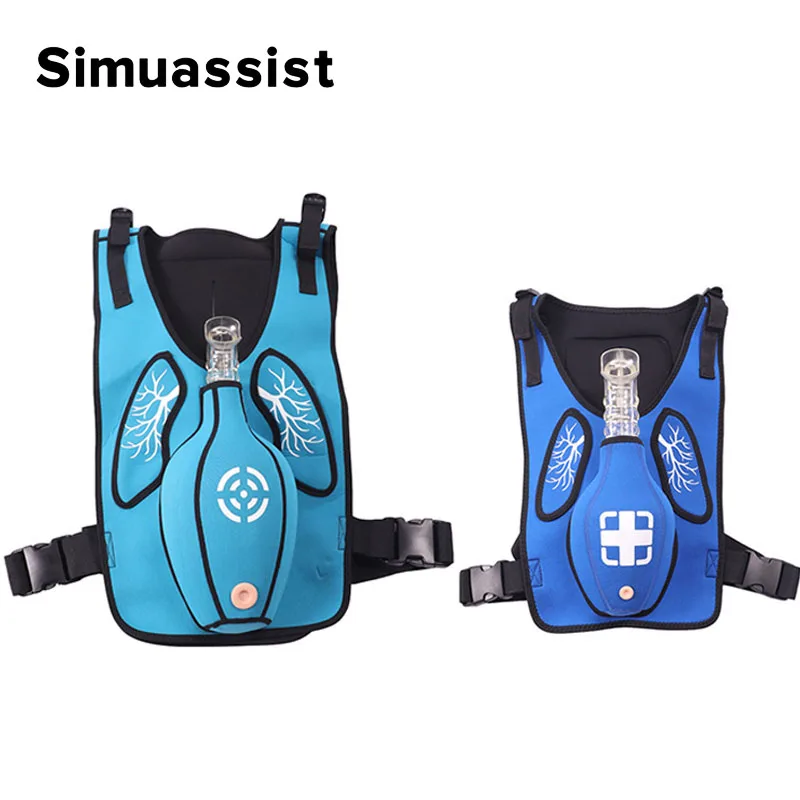 2PC/Set First Aid Heimlich Vest Choking Trainer Wearable Training Vest Rescue Model Adult and Child