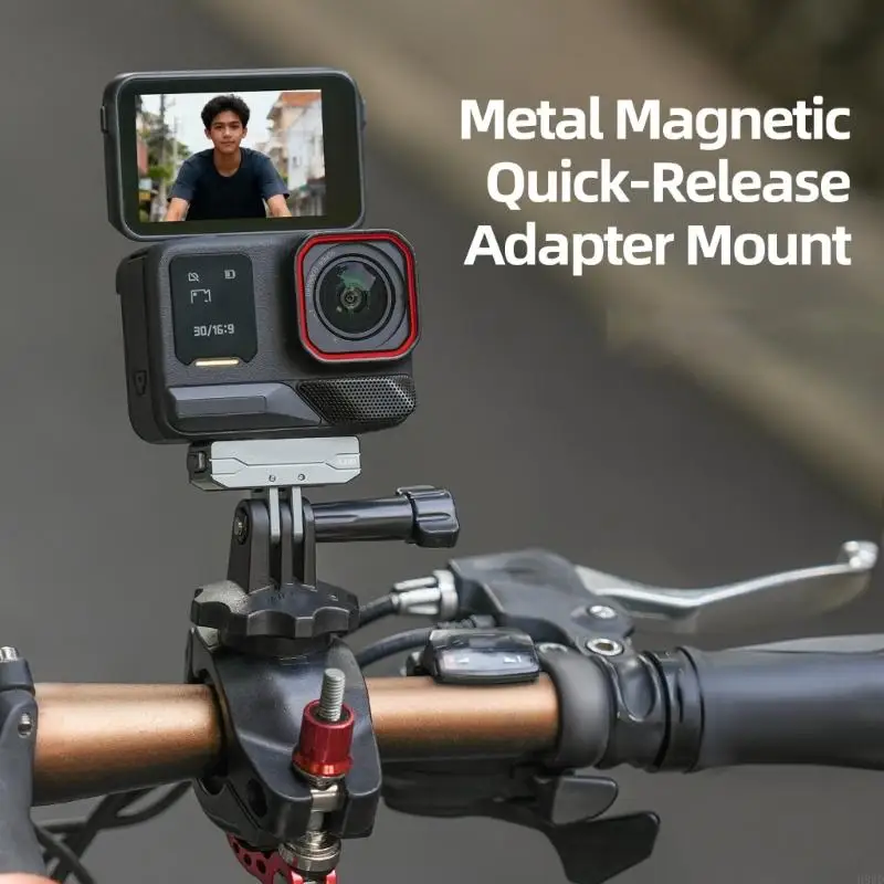 سبائك الألومنيوم منصب الكاميرا مرفق مغناطيسي للحوامل ثلاثية الأبعاد عصا السيلفي الملحقات H8WD #2