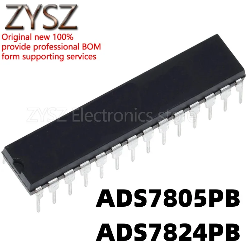 5PCS ADS7805PB ADS7805P ADS7824PB ADS7824P Inline DIP28