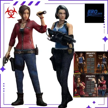 BROTOYS Oryginalny Autentyczny Zestaw Policjanta/Claire Redfield/Neil Fisher/6-calowy Model Lalki Mobilnej 1/12 Ręcznie Robiona Zabawka Prezent