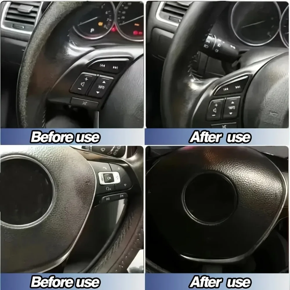 Interior Renewal Wax - Plastic Part Repair, Car Interior Glossy Finish, Tire Protection, Internal Protection | Smooth Surfac