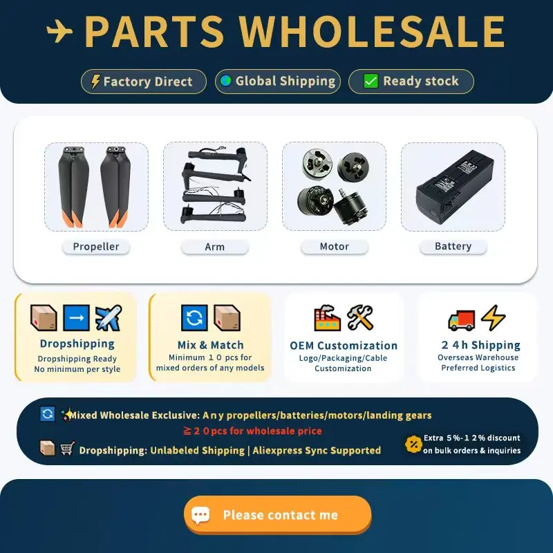 Image 7: Lot de 4 bras de motorisation pour Autel EVO II V2/V3 – Kit de remplacement avant, arrière, gauche, droit – Pièce de réparation en stock – Remise sur les achats en gros