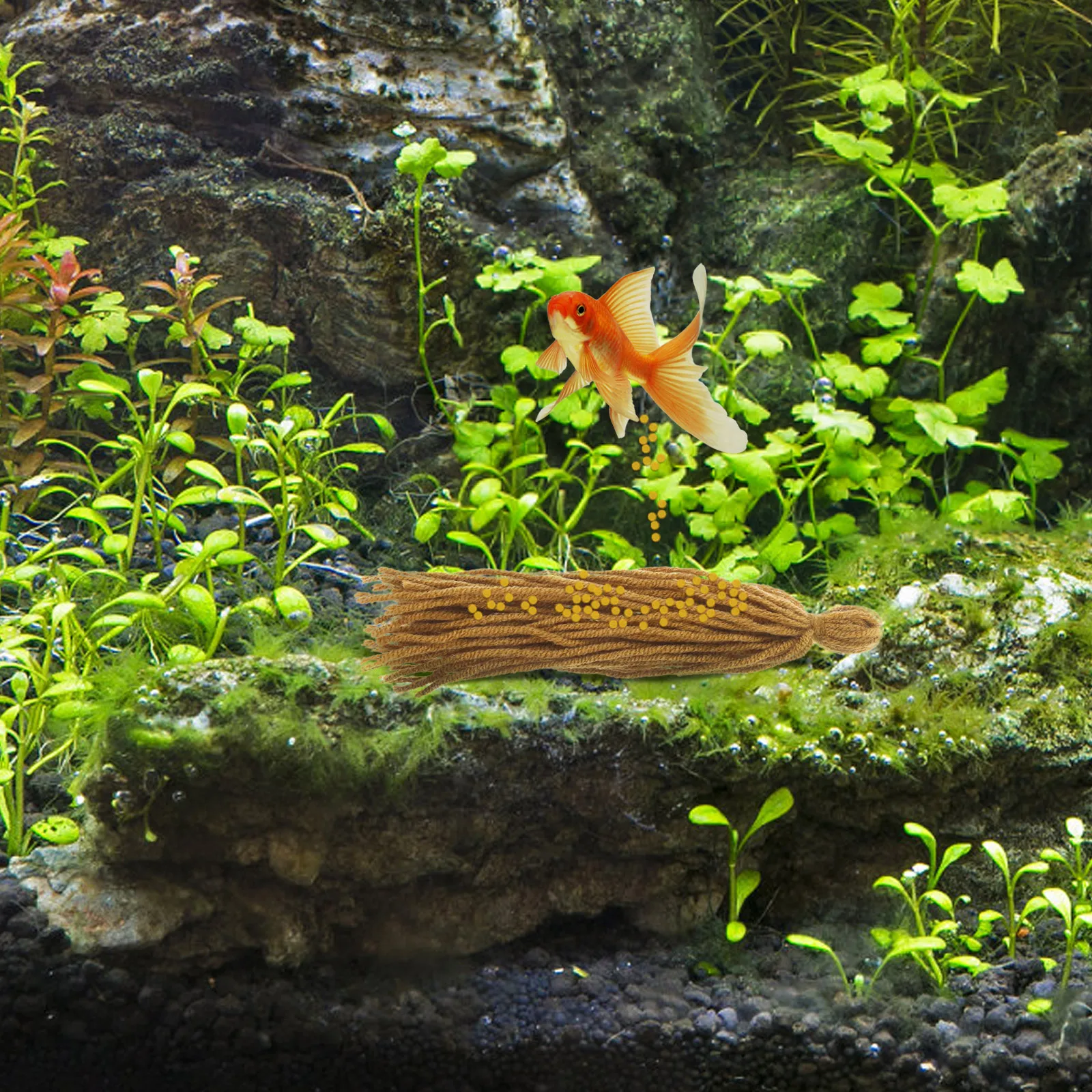 

5Pcs Fish Spawning Mops Aquarium Breeding Tool Angelfish Shrimp Egg Laying Decor Breeding Mop for Fish Tank Spawning Breed Mops