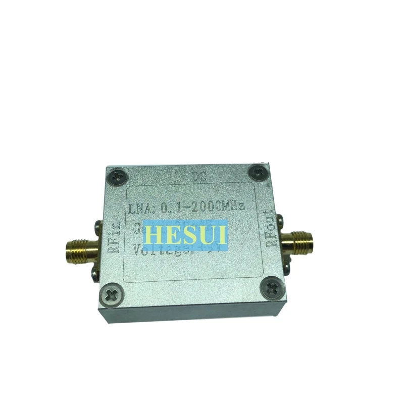 Rf broadband low noise amplifier 0.1-2000MHz gain 32dB high frequency amplifier