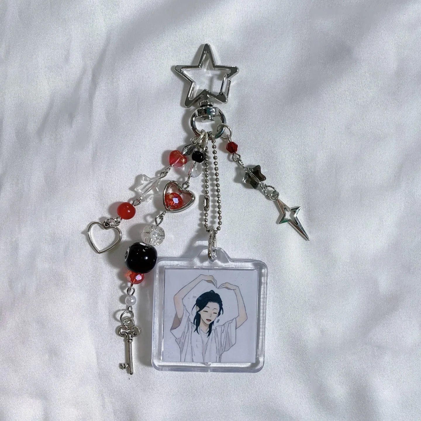 Handmade [Tamen no gushi] matching keychain, y2k, charming mobile phone charm